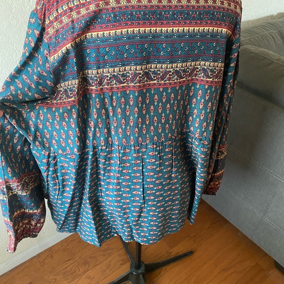 Never Worn! VENUS BOHO blouse. Size XXL the colors are gorgeous! - Picture 4 of 6